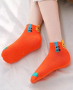 Smiley colorful socks 3Y-12Y summer 5pack breathable Cotton mesh socks